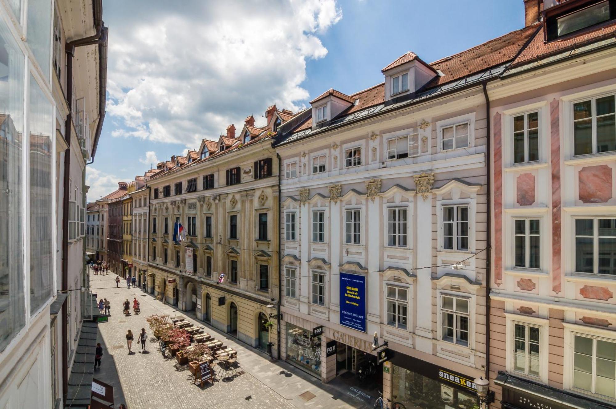 Elegant Central Apartment Ljubljana Luaran gambar